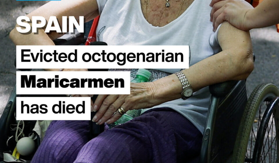 Maricarmen, the 87-year-old woman whose eviction shook Spain, dies