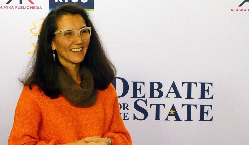 Mary Peltola mocked for using cue cards in Alaska Senate race debate
