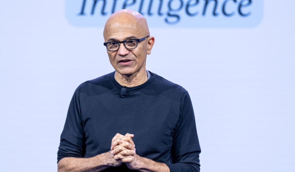 Microsoft's Nadella says AI needs an ‘emergency brake’ humans control