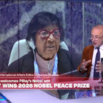 Navi Pillay wins the Nobel Peace Prize for her work in international justice