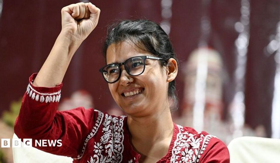 Neha Bora: India's feisty Gen Z protester who is taking on Modi