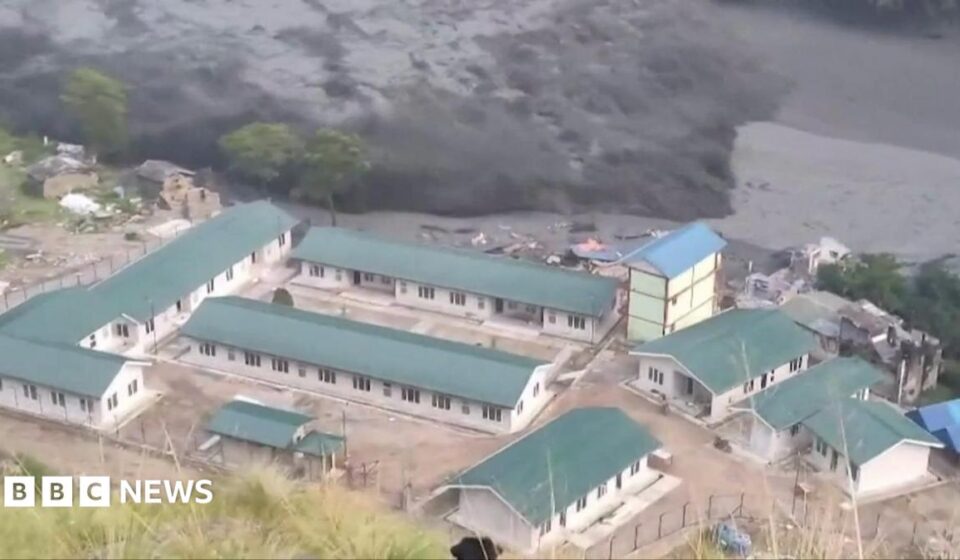 Nepal: Buildings swept away as flash floods hit Budhi Gandaki river
