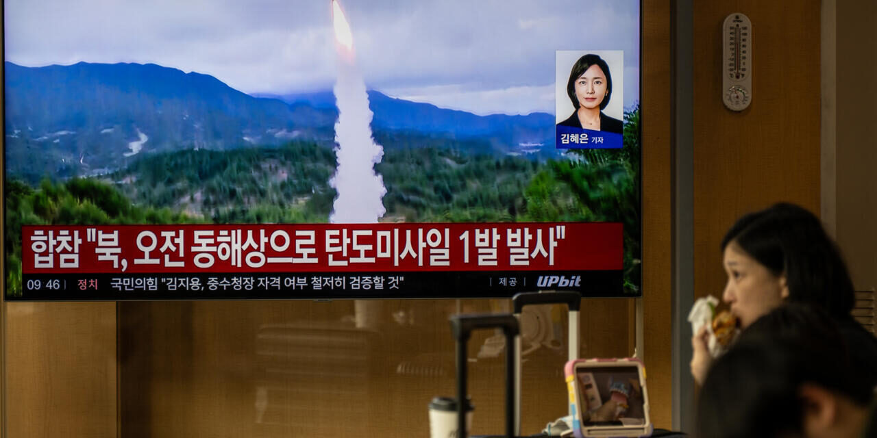 North Korea launches ballistic missile as tensions with Seoul grow over border mine blasts