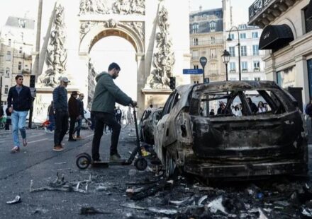 Protestas: El instigador de las manifestaciones violentas en Francia se desmarca