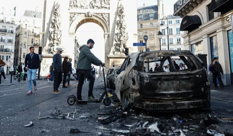 Protestas: El instigador de las manifestaciones violentas en Francia se desmarca