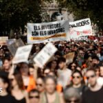 Protesters across Spain demand action over housing crisis