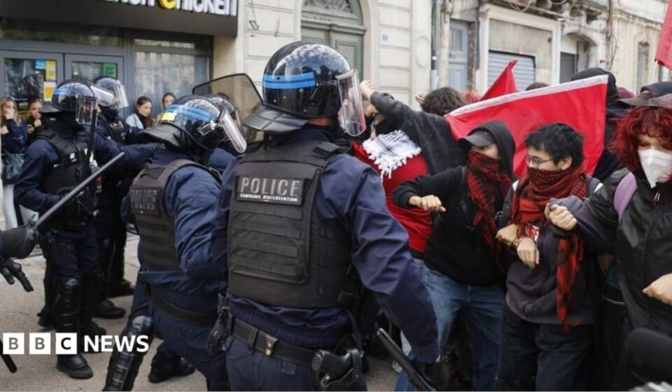 Riot police clash with students as education protests rage in France