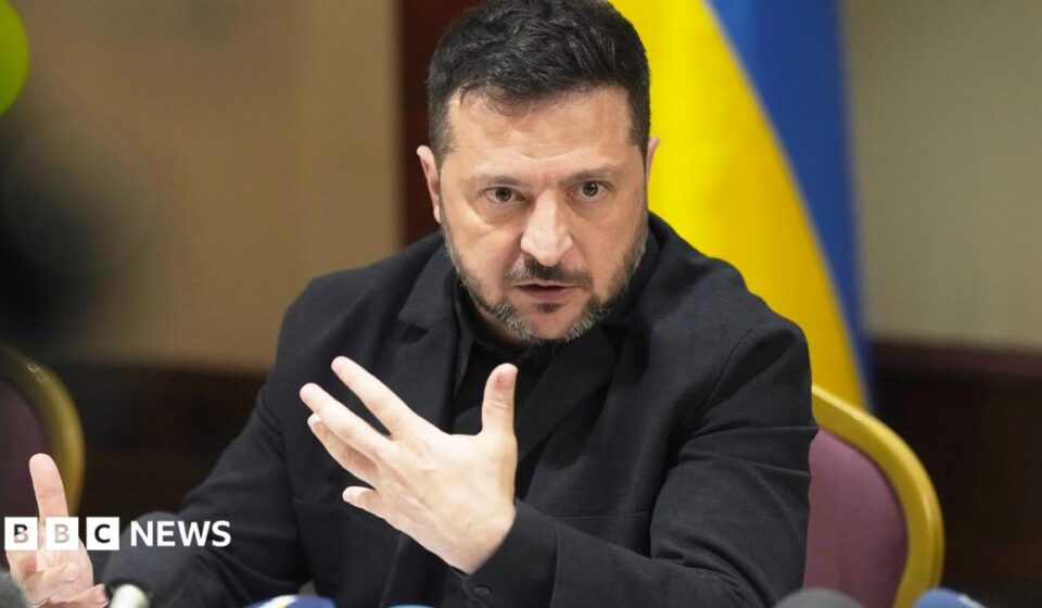 Russia accuses Ukraine of attacking oil refinery after Zelensky says strikes to resume