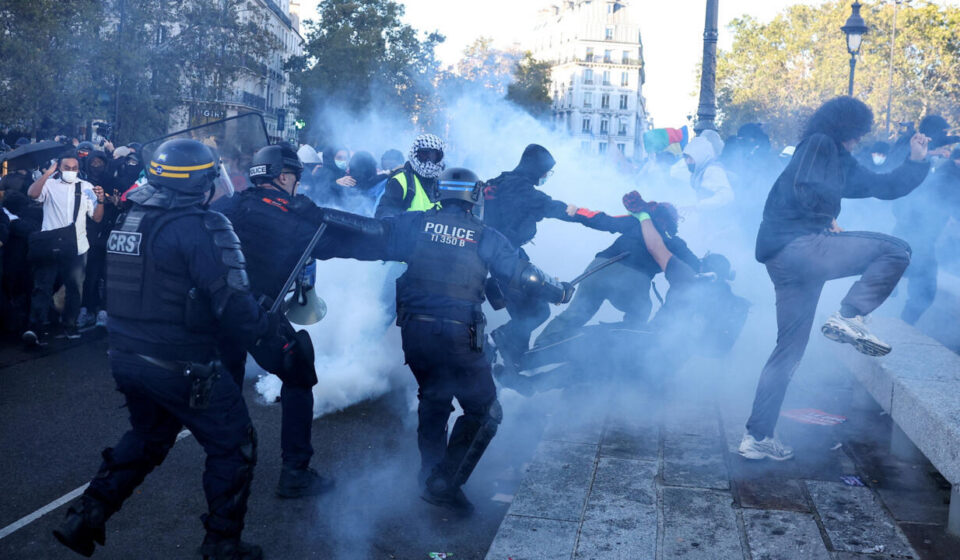 Severe injuries at French student protests draw scrutiny to police tactics