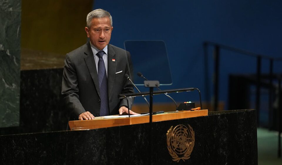 Singapore foreign minister Vivian Balakrishnan on Hormuz