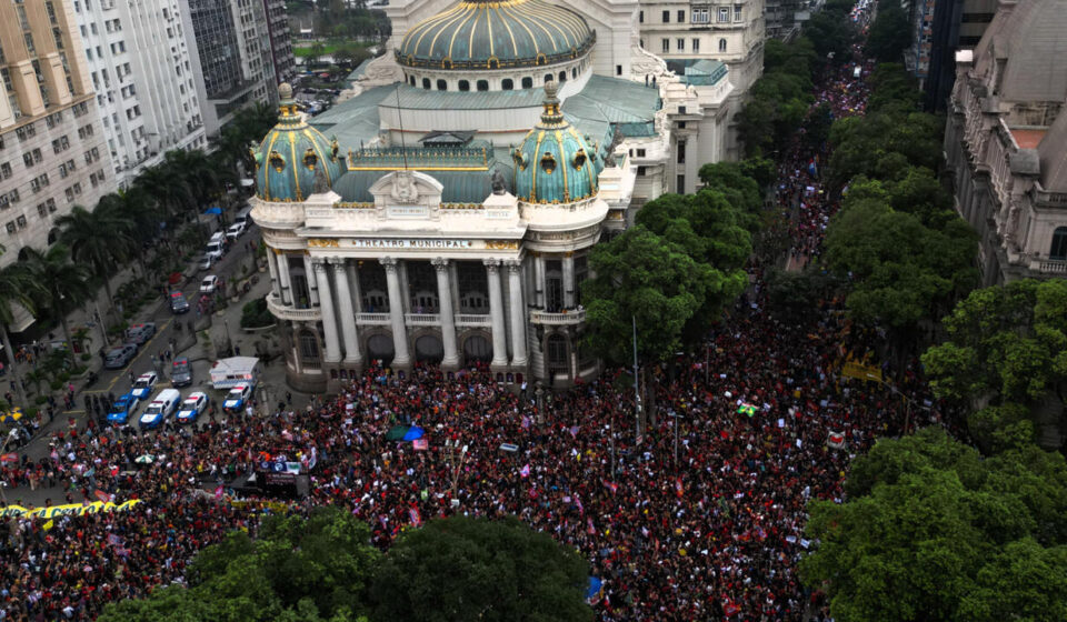Thousands protest Flavio Bolsonaro, fearing far-right return in Brazil