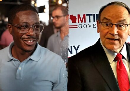 Tom Tiffany, Crowley clash over abortion in Wisconsin governor debate