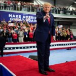 Trump pardons mechanics onstage at Alaska rally after Biden-era prosecutions