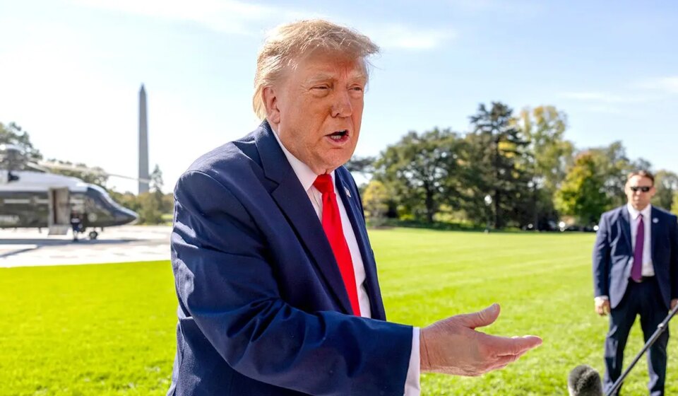 Trump says he may move the White House press corps to new location