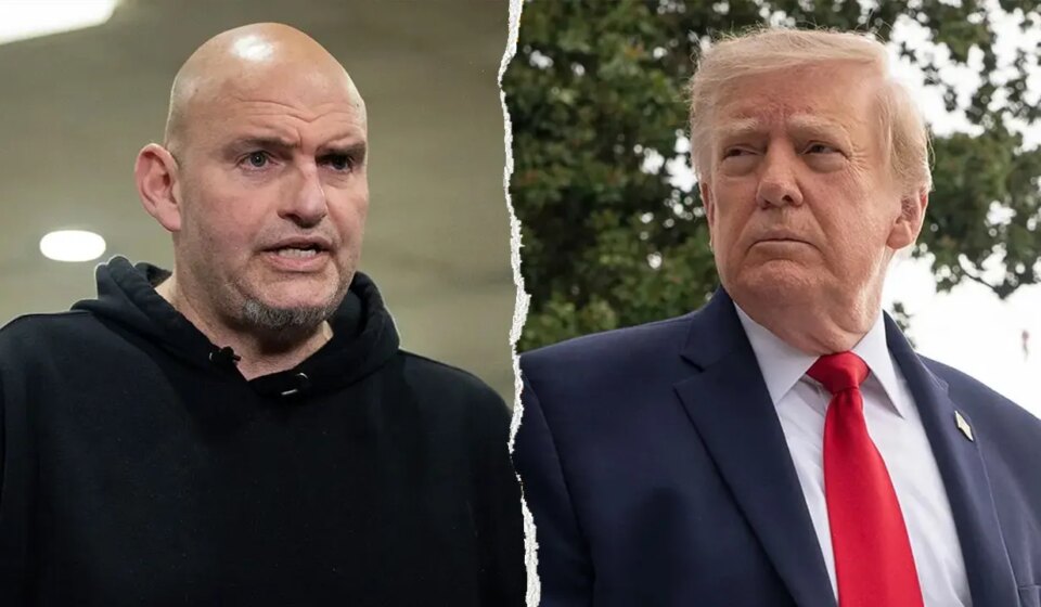 Trump says he'd love to welcome Sen. John Fetterman as a Republican
