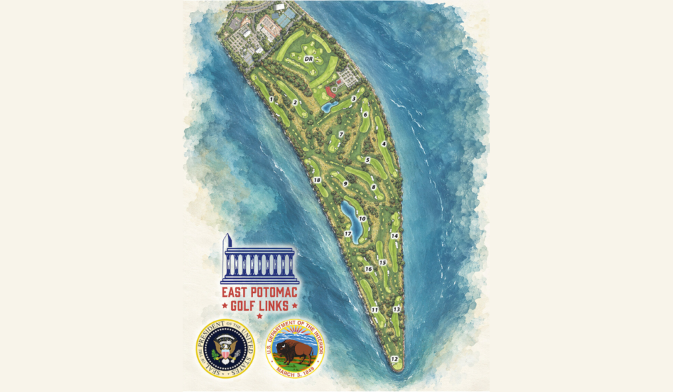 Trump unveils plan to redesign East Potomac Golf Links with Fazio