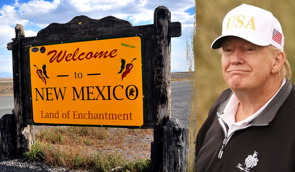 Trump urges New Mexico name change to boost home values and income