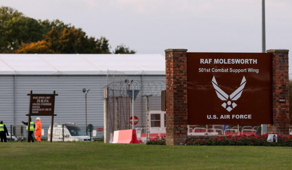 Two Latvian men arrested at UK base housing US and NATO intelligence hubs