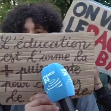 Up to 500 French schools to be closed Monday as protests continue