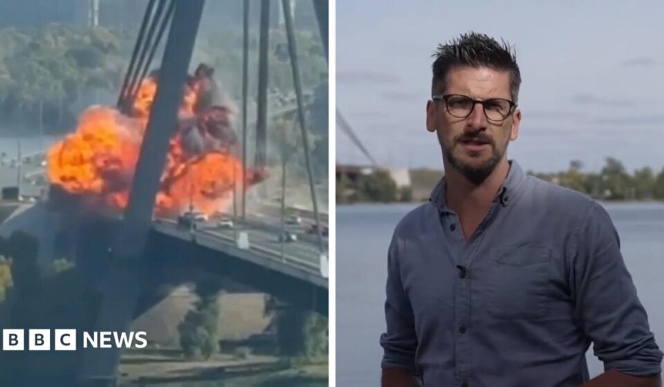 Watch: What we know about Russian strikes on Kyiv bridges