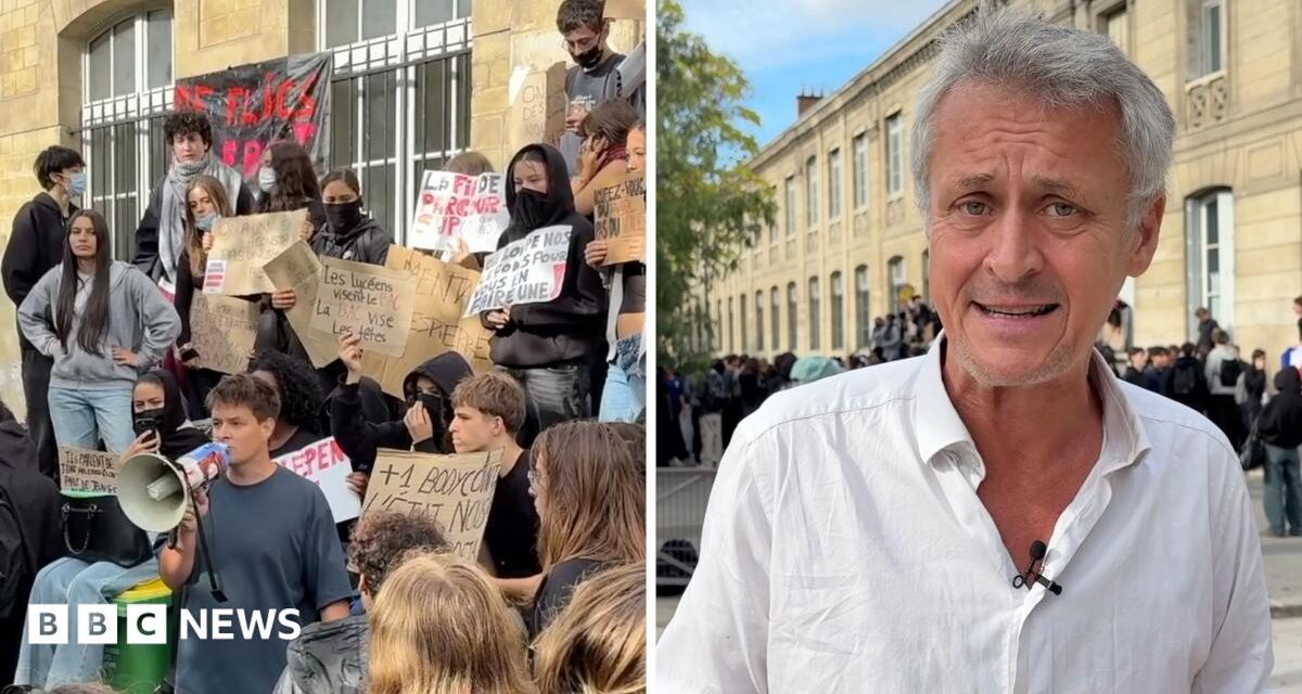 Watch: Why are students staging protests at schools in France?
