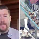 Witnesses recount moment man fell out of Six Flags roller coaster